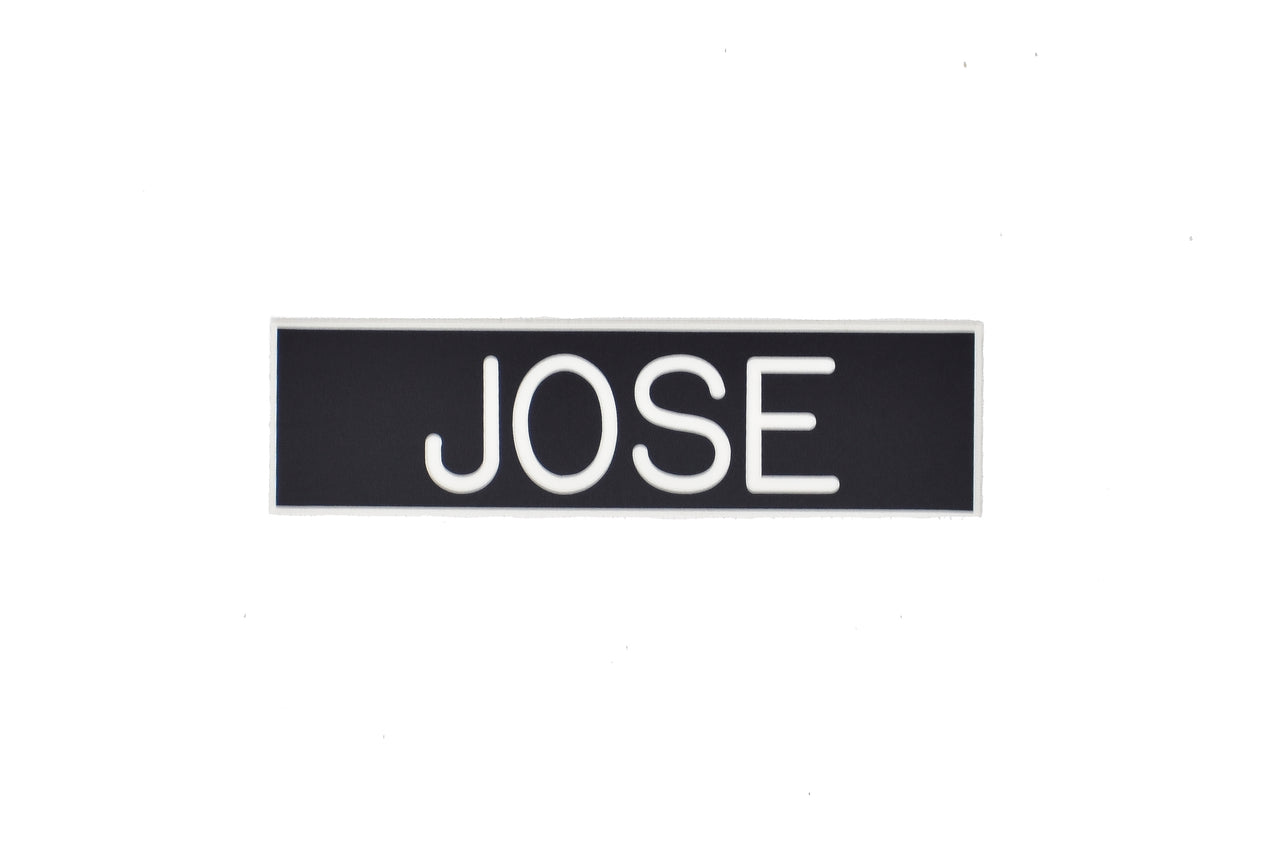 Ruth's Chris Black/White Plastic Name Tag