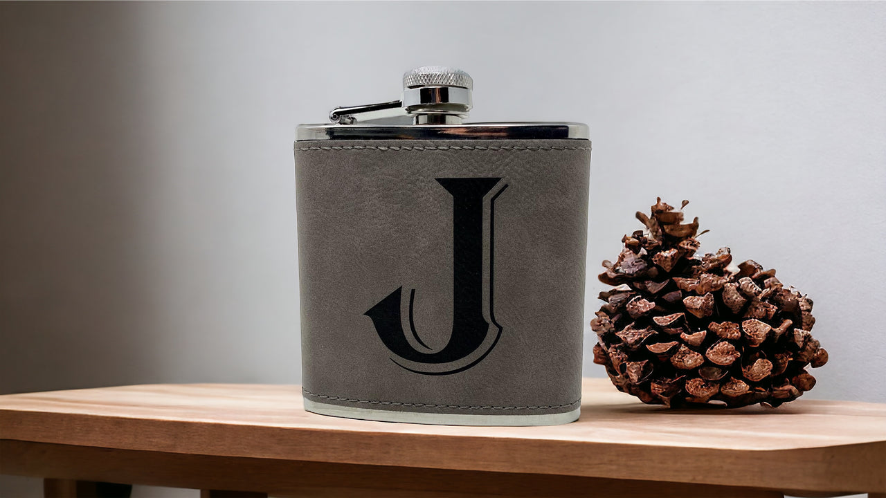 Flask 6 oz. Leatherette