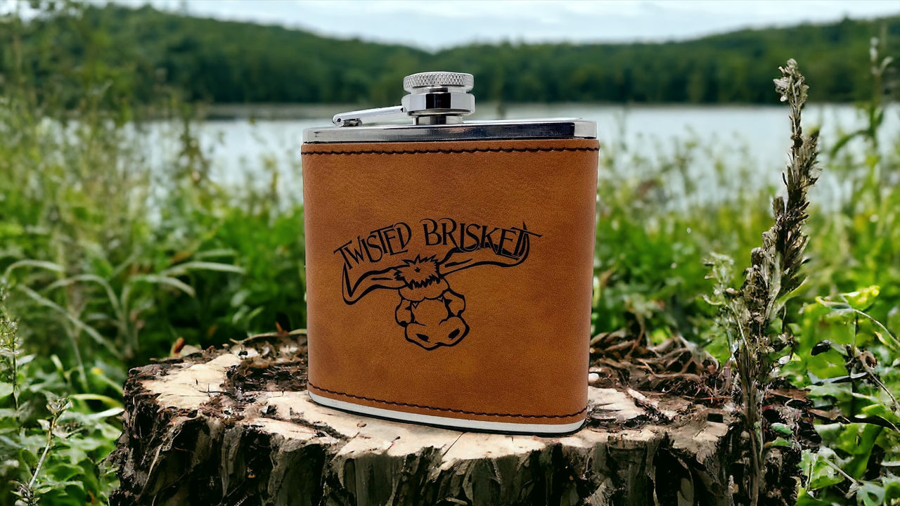 Flask 6 oz. Leatherette