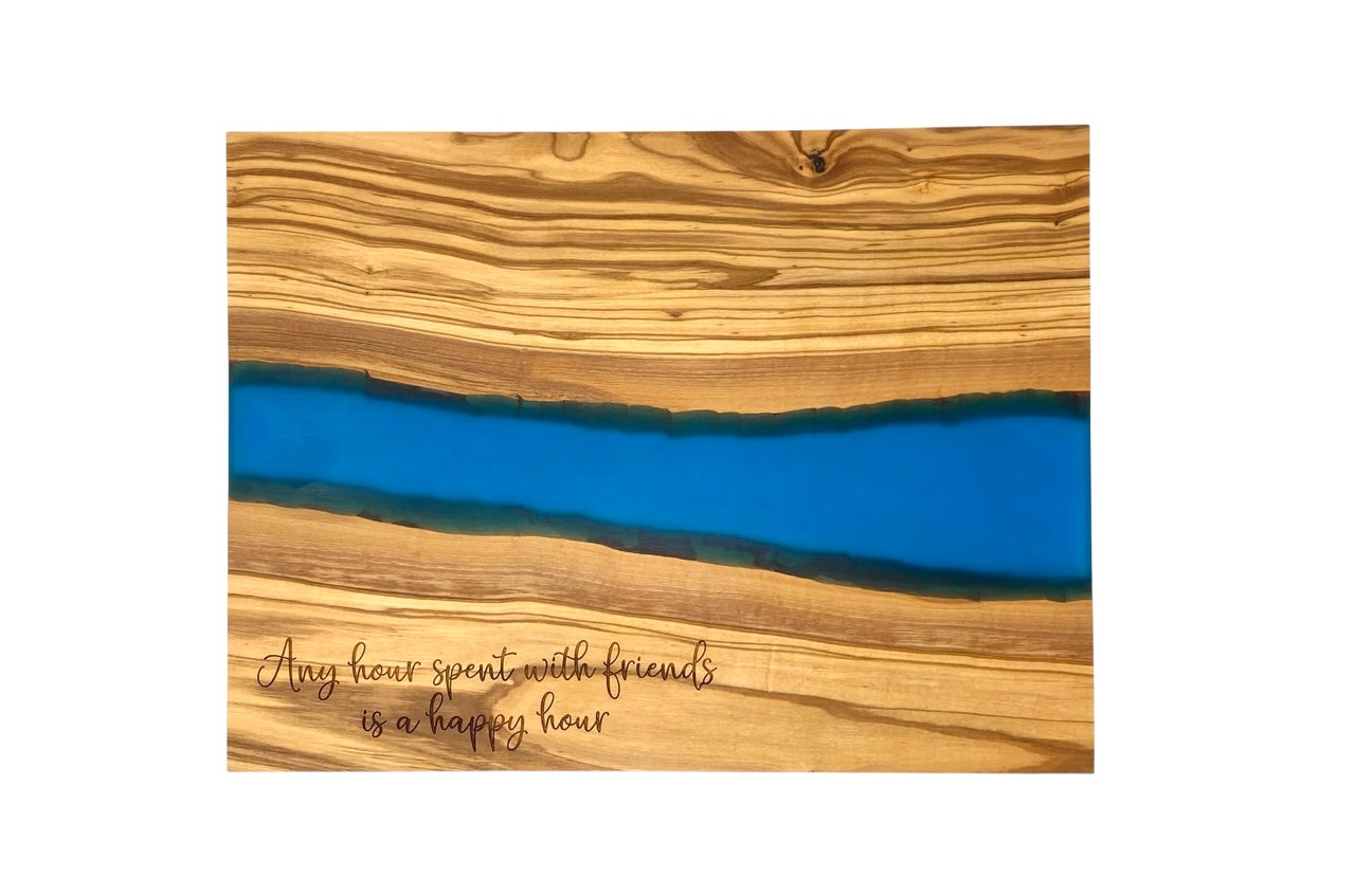 Olive Wood Resin Cutting Board