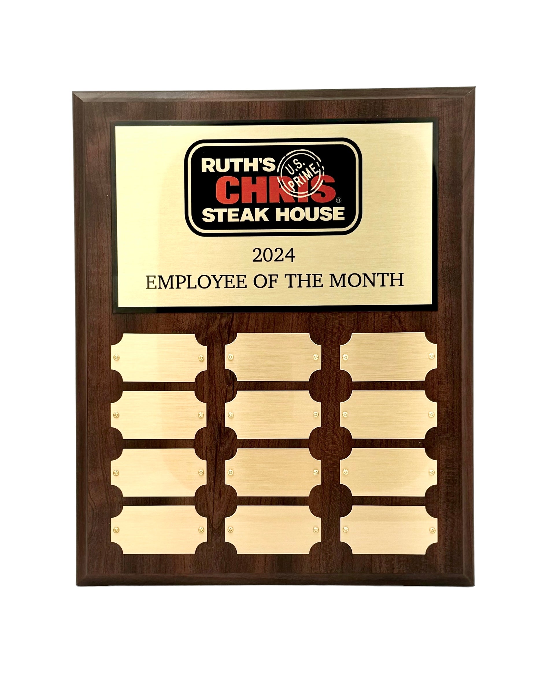 10" X 13" Custom Perpetual Plaque