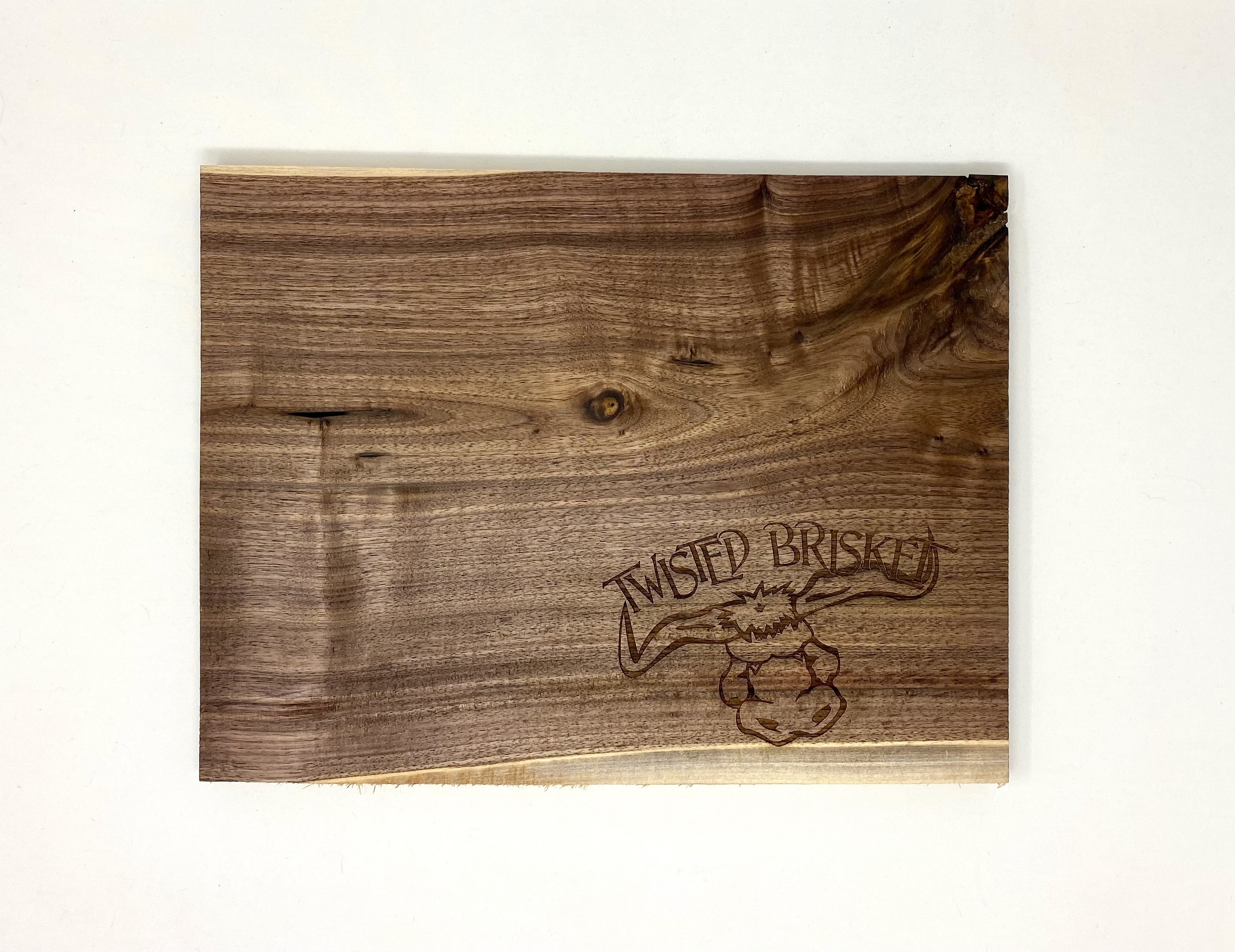 Personalized Black Walnut Cutting and Charcuterie Board 15" x 11 1/2" (Approximate Size; No Two Pieces are Alike)
