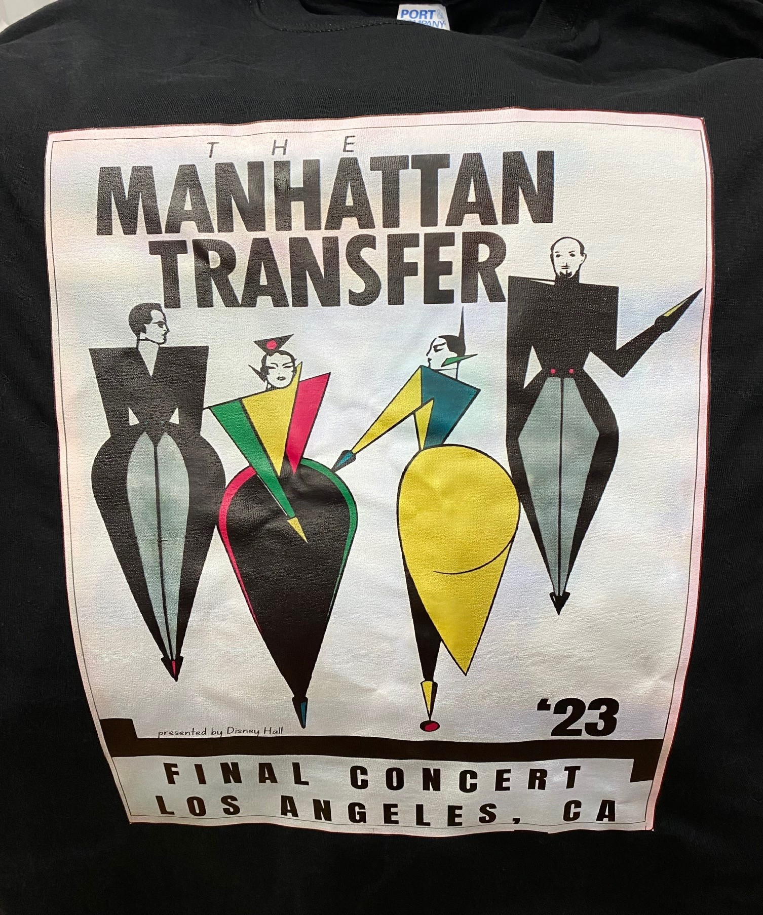 The Manhattan Transfer Final Concert Retro Extensions Tee