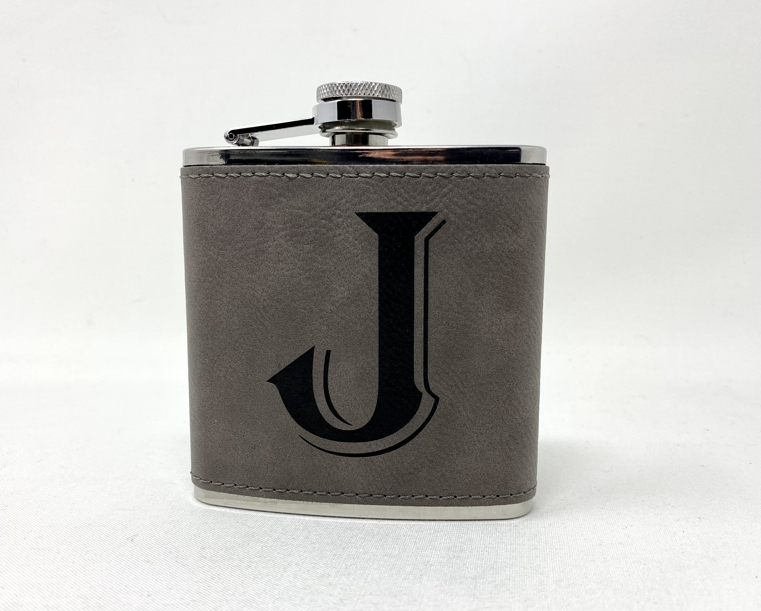Personalized Leatherette Flask 6 oz.
