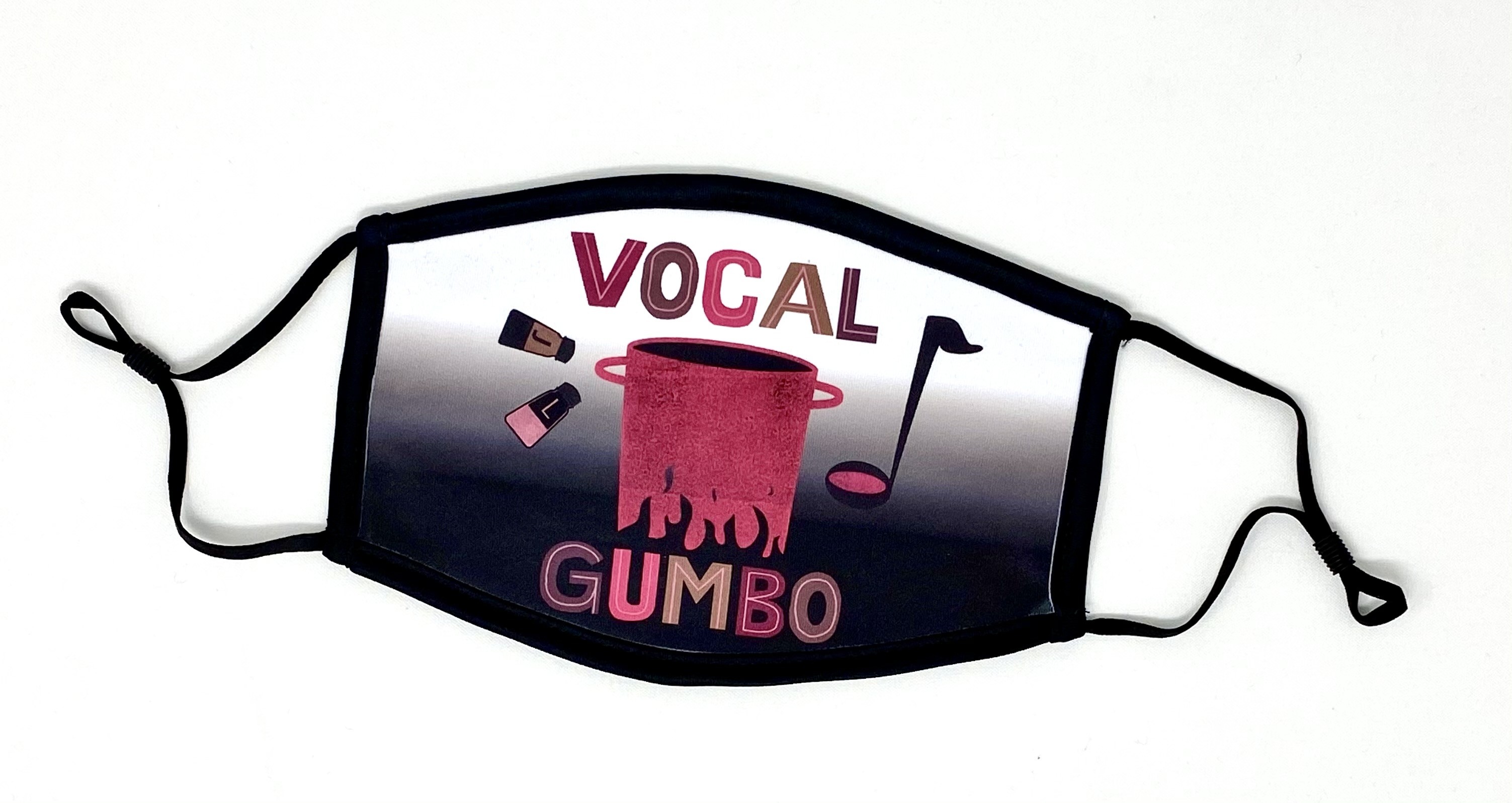 VOCAL GUMBO 3 Layer Face Mask 