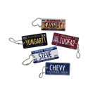 Personalized License Plate Keychain