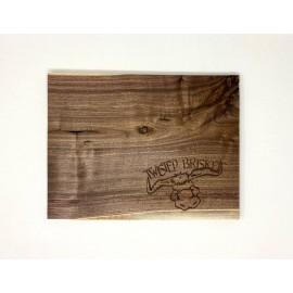Personalized Black Walnut Cutting and Charcuterie Board 15" x 11 1/2" (Approximate Size; No Two Pieces are Alike)