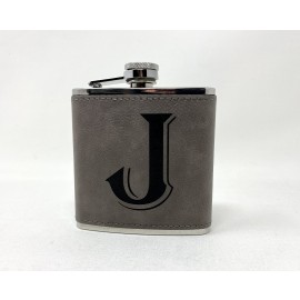 Personalized Leatherette Flask 6 oz.