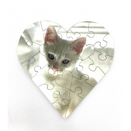 Heart Shaped 23 Piece Puzzle 7"