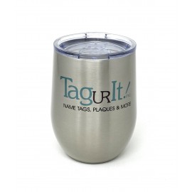 Stainless Steel Polar Camel Wine Tumbler with Lid 12 oz.